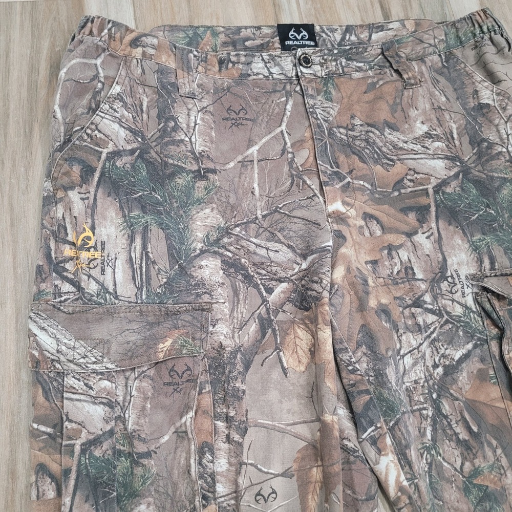 Realtree Xtra Camo Cargo Pants Mens XL 40/42 Hunting Tactical Forest 95444-7-C1 - Picture 5 of 15